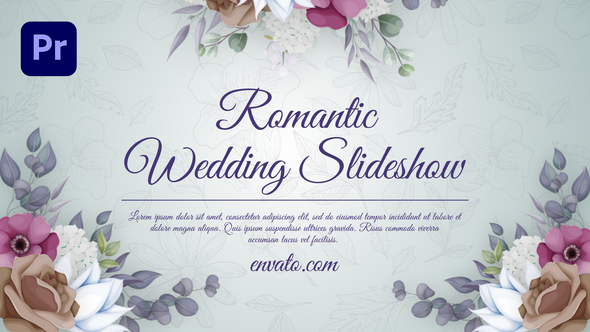 Ink Romantc Wedding Slideshow (MOGRT)
