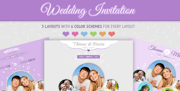 Wedding Invitation - Soft and Clean Email Template