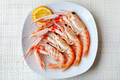 Raw scampi on the plate - PhotoDune Item for Sale