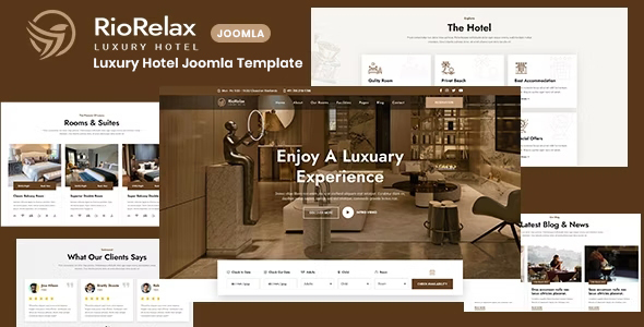 Riorelax - Luxury Hotel Joomla 5 Template