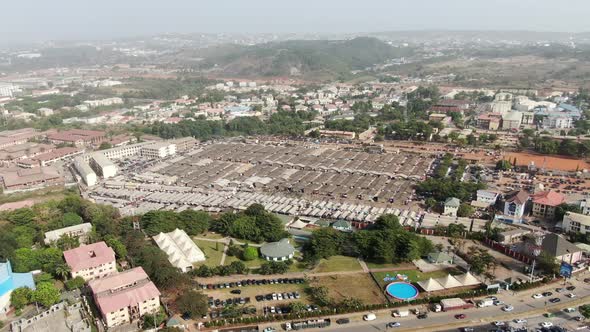 Shot of Garki ultra modern market, abuja Nigeria