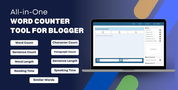 All-in-One Word Counter Tool For Blogger