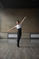 Male dancer practicing in ballet studio holding training class - PhotoDune Item for Sale
