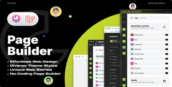 Yetti Pages – Dynamic Pages With Visual Page Builder