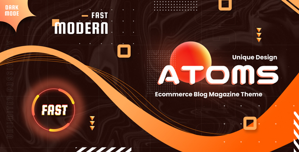 Atoms - Ecommerce Magazine  News WordPress Theme