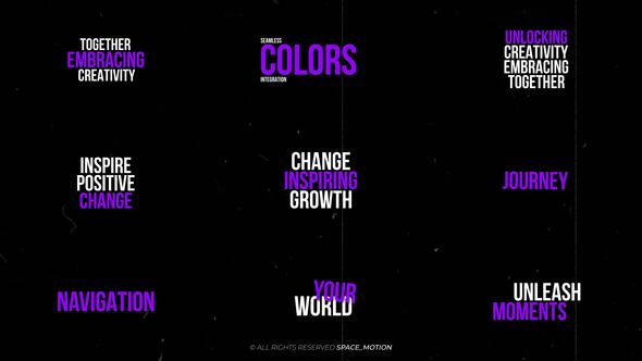 Kinetic Text Animation _AE