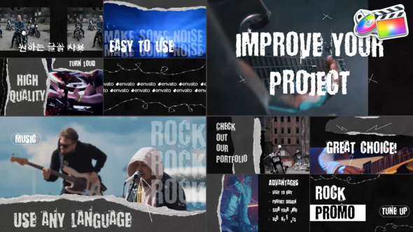 Rock Promo for FCPX alt