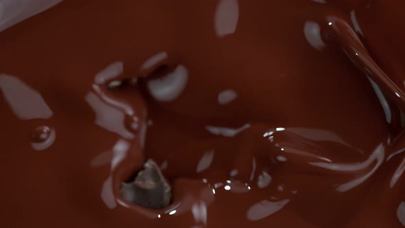 Super Slow Motion Chocolate Splash