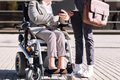 business man and woman using wheelchair - PhotoDune Item for Sale