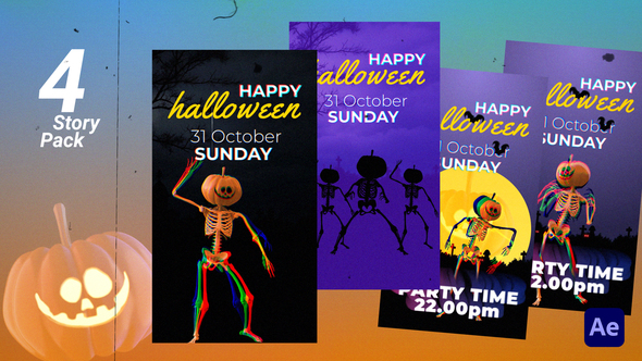 Halloween Skeleton Story Pack