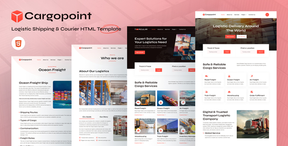 Cargopoint - Logistic Shipping & Courier HTML Template