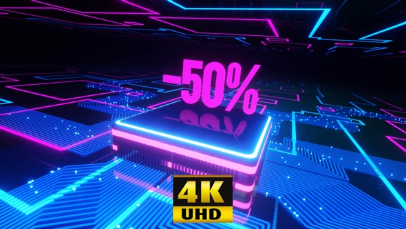 Neon 50% Off 4K
