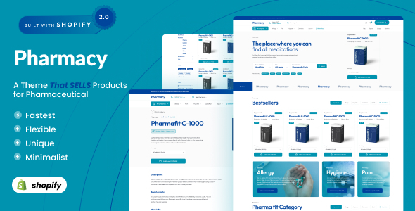 Pharmacy - Medical & Clinic Shopify 2.0 Theme