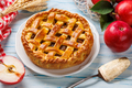 Delicious Apple Pie with Fresh Red Apples - PhotoDune Item for Sale