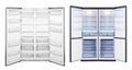 modern refrigerators with open doors - PhotoDune Item for Sale