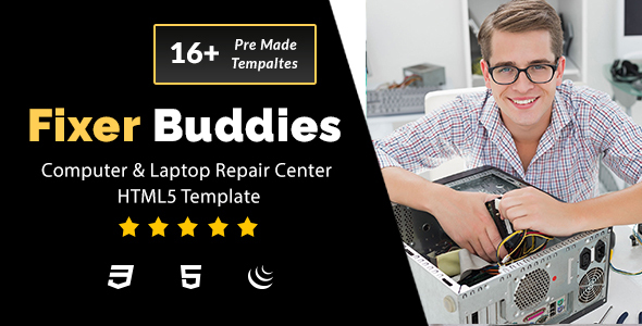 Fixer Buddies - Computer & Laptop Repair Center HTML5 Template