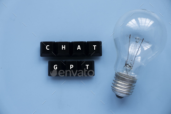 ChatGPT Chat with AI or Artificial Intelligence.Digital chatbot. Robot application and conversation.