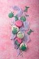 Macaroon with chocolate shell and mermaid tail - PhotoDune Item for Sale