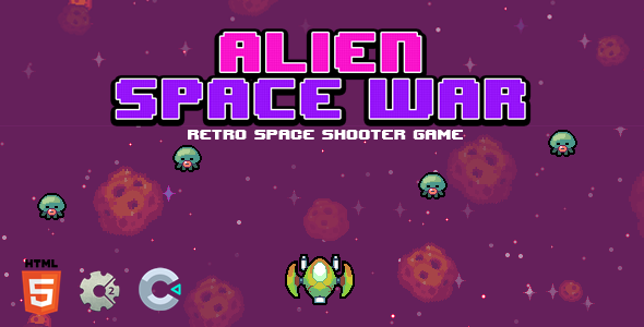 Alien Space War - Construct Game