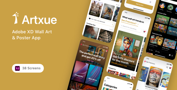 Artxue - Adobe XD Wall Art & Poster App