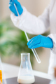 An expert inspects milk quality control in lab - PhotoDune Item for Sale