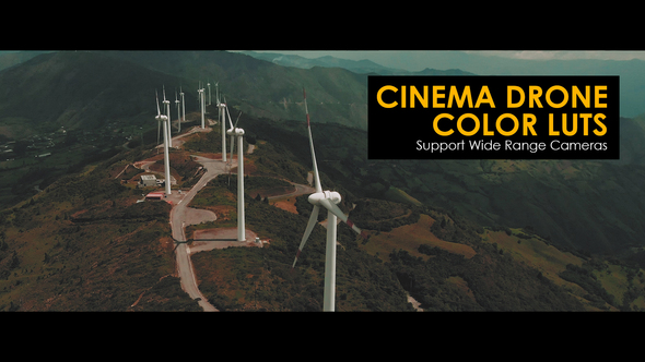 Cinema Drone Color LUTs
