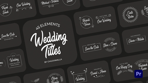 Wedding Titles