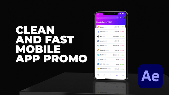 Clean and Fast Mobile App Promo