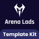 Arena Lads - Esports & Gaming Elementor Template Kit - ThemeForest Item for Sale