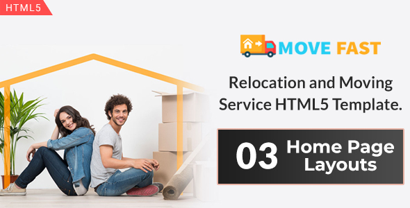 Move Fast - Relocation and Moving Service HTML5 Template