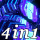 Neon Waves (4in1) - VideoHive Item for Sale