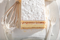 Sweet napoleon cake filling with custard cream. - PhotoDune Item for Sale