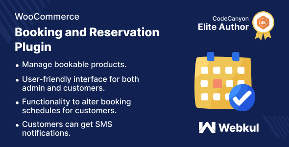 Booking And Reservation Plugin for WooCommerce