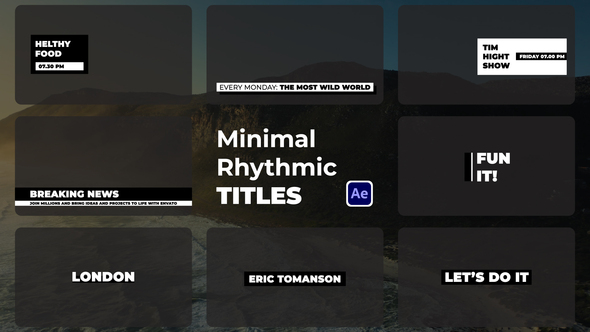 Minimal Rhythmic Titles alt