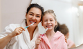 family are brushing teeth - PhotoDune Item for Sale