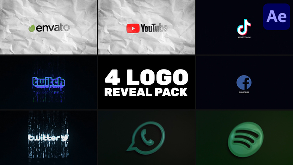 Logo Reveal Pack for After Effects alt