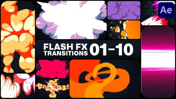 Flash FX Transitions for After Effects