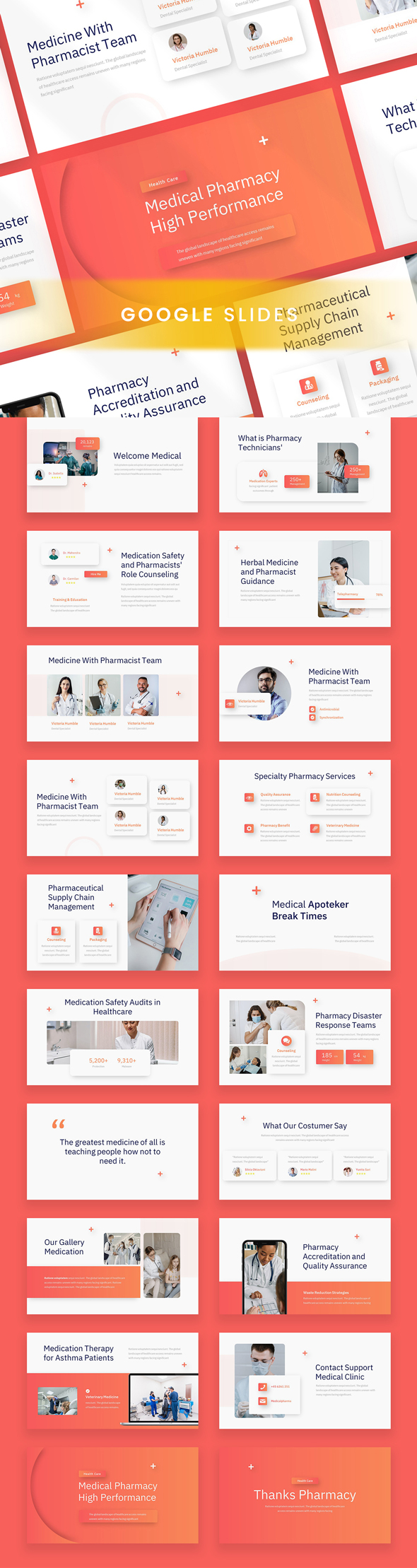 Medical Pharmacy Google Slides Template