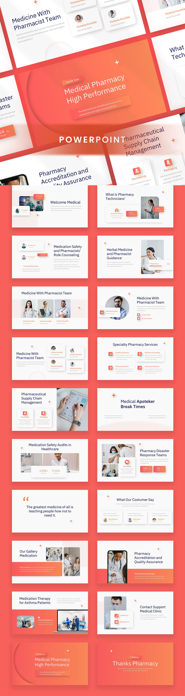 Medical Pharmacy Powerpoint Template