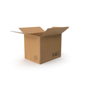 Cardboard box isolated on white background - PhotoDune Item for Sale