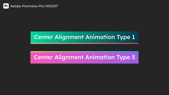 RD Gradient Titles MOGRT V1