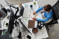 Female programmer planning work in office - PhotoDune Item for Sale