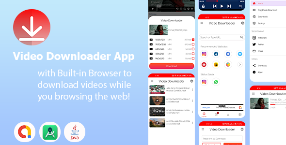 All Video Downloader with Built-in Browser | Fast Speed Downloader with Admob Ads