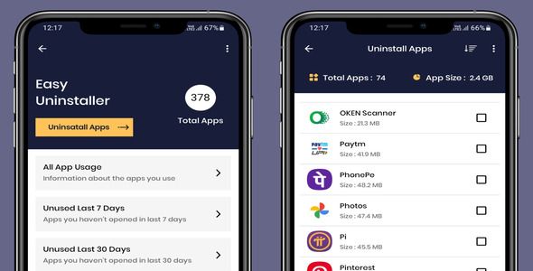 Easy Uninstaller - Uninstall Apps  - Uninstall Multiple Apps