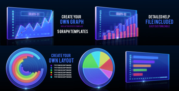 Animated Graph and Infographic Template