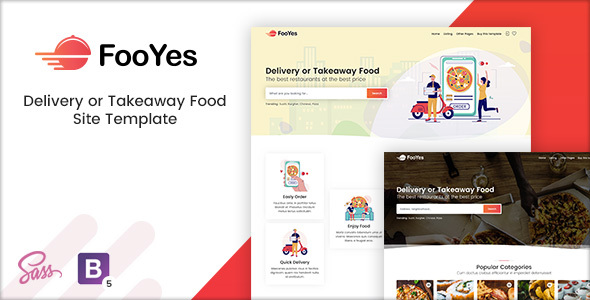 FooYes – Delivery or Takeaway Food Site Template