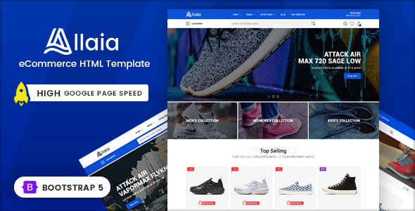 Allaia - eCommerce HTML Template