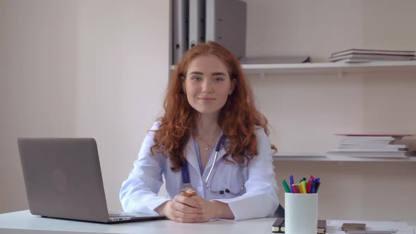 Cardiologist Female in Hospital