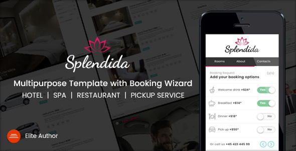 Splendida | Multipurpose template with Booking Wizard