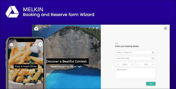 Melkin - Booking and Reserve Form Wizard